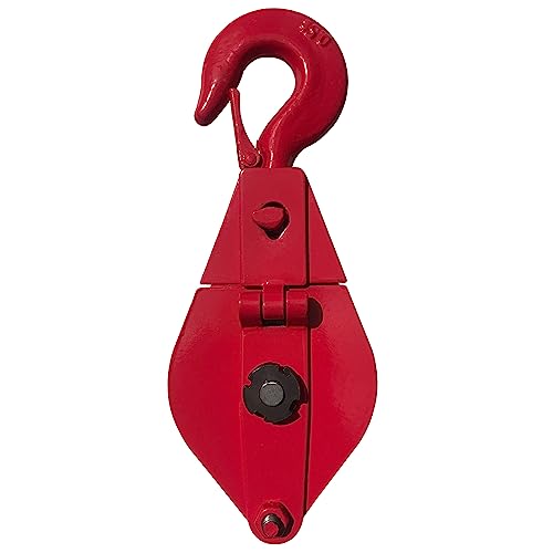 Amazon | 滑車 スナッチブロック 0.5トン ブロック滑車 フック式